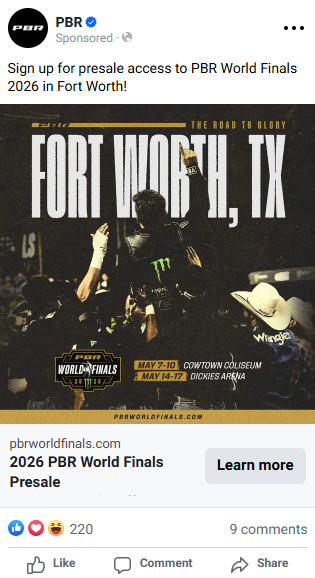 PBR World Finals Pre-Sale