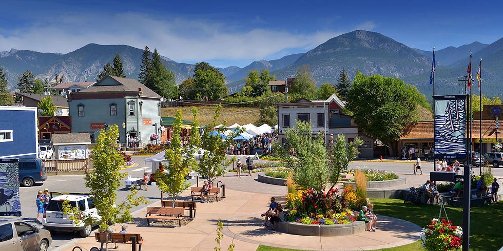 Invermere in the summer