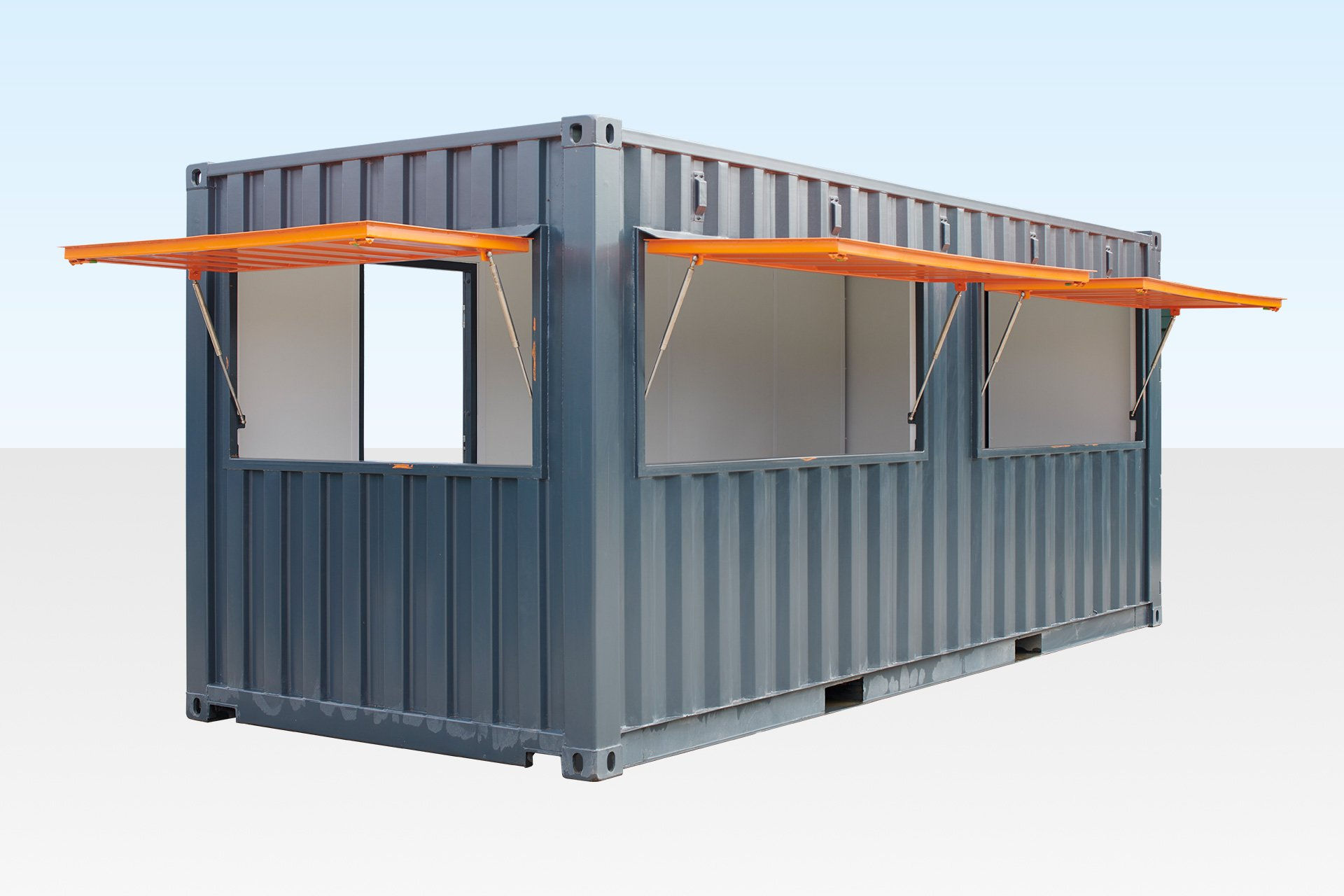 20ft Container Café – Fully Converted Shipping Container Café Unit