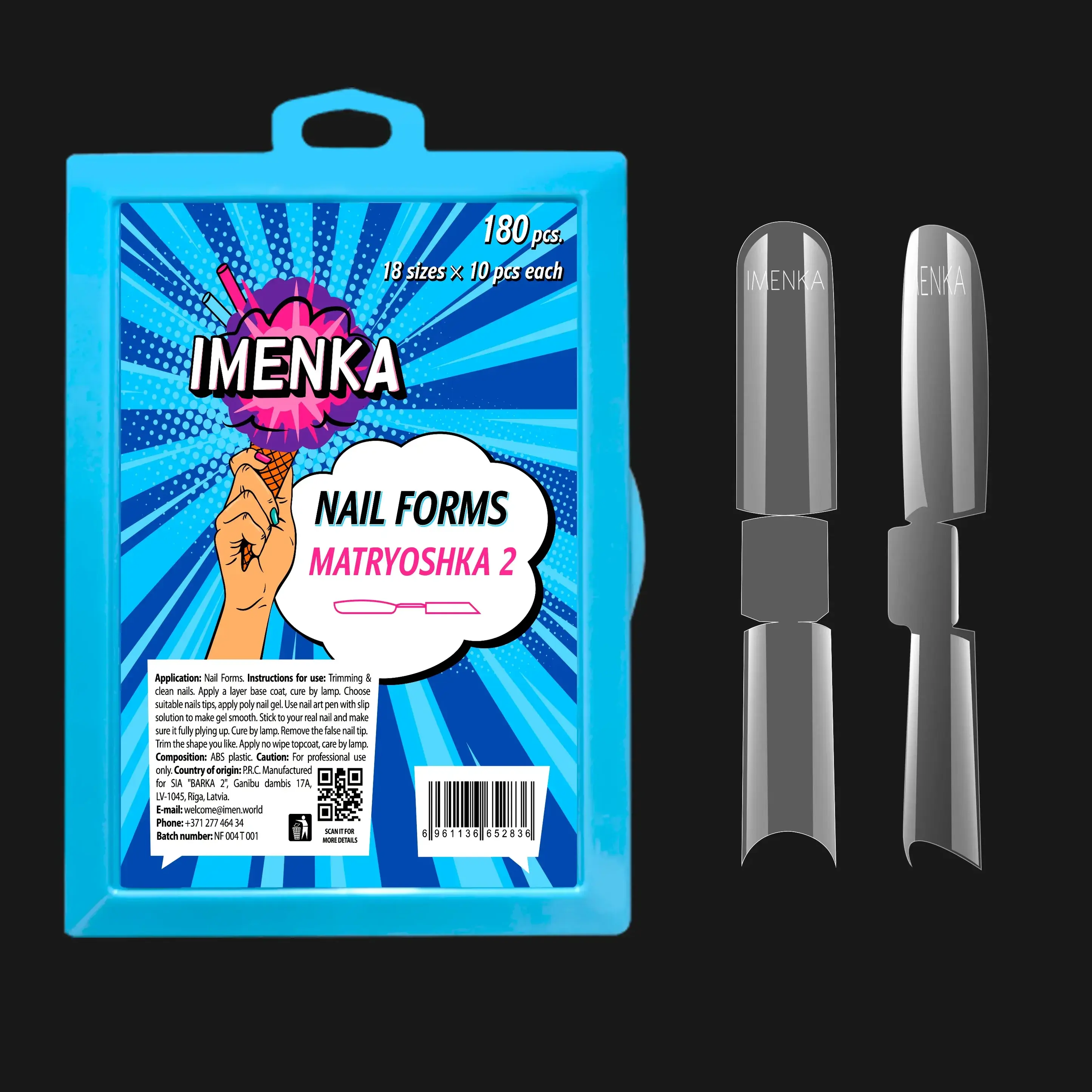 Imenka. Rakennekynsimuotit. Matryoshka 180kpl #V2