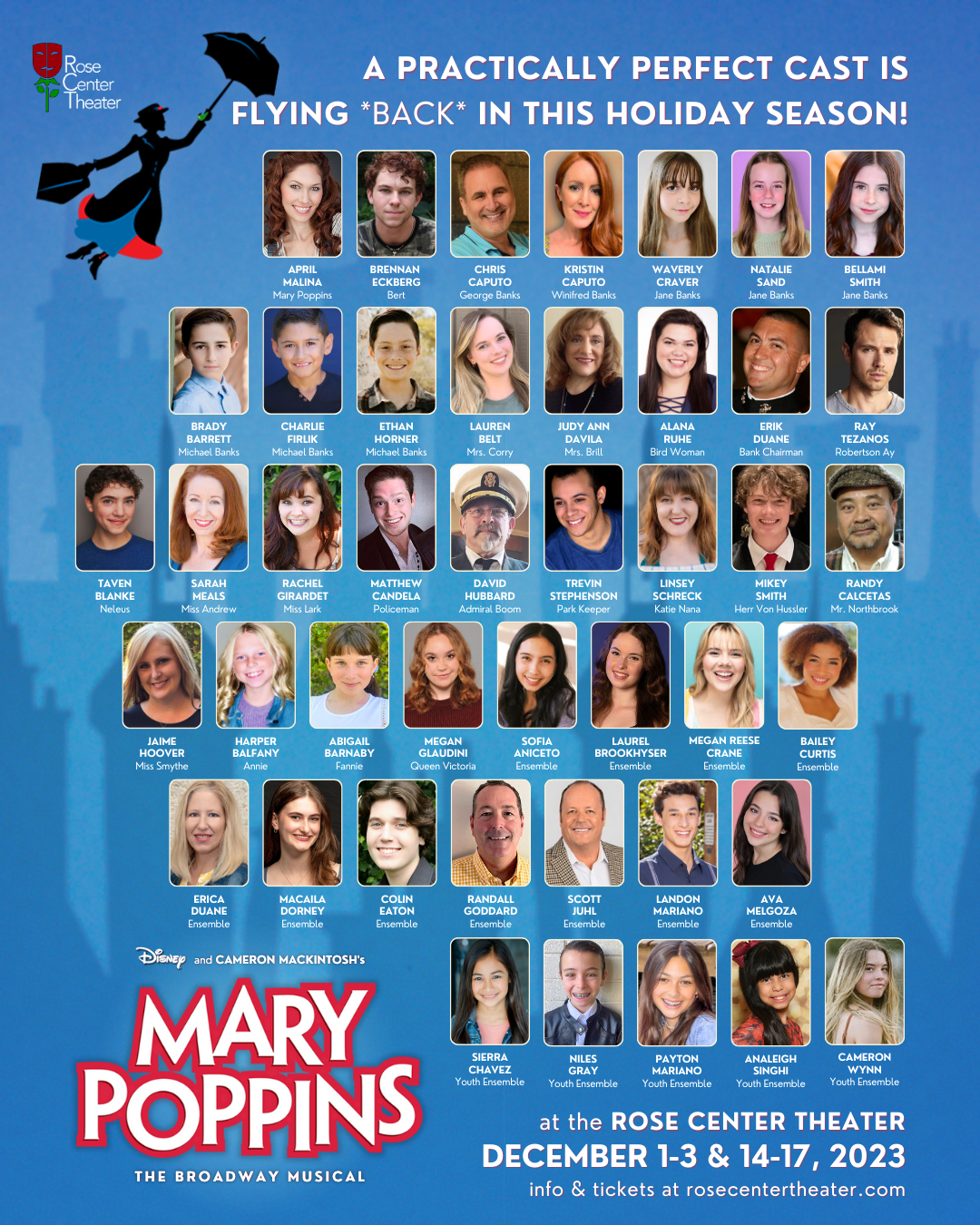 Step In Time! Introducing The Merry Cast Of Disney & Cameron Mackintosh's MARY POPPINS At Orange County's Rose Center Theater Step In Time! Introducing The Merry Cast Of Disney & Cameron Mackintosh's MARY POPPINS At Orange County's Rose Center Theater Image