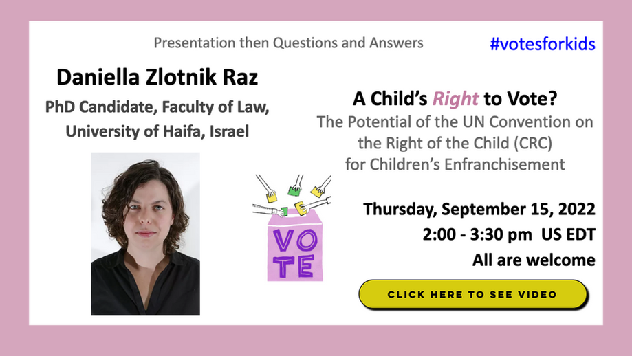 A Child's Right to Vote?