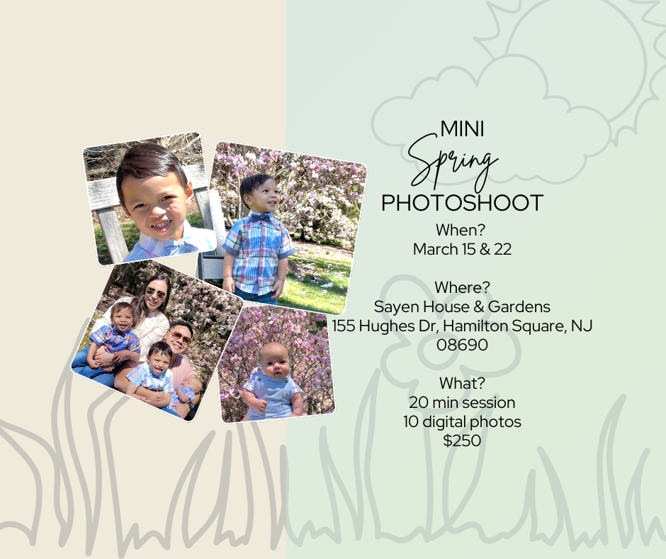 Spring Mini Photo Shoot Pop up