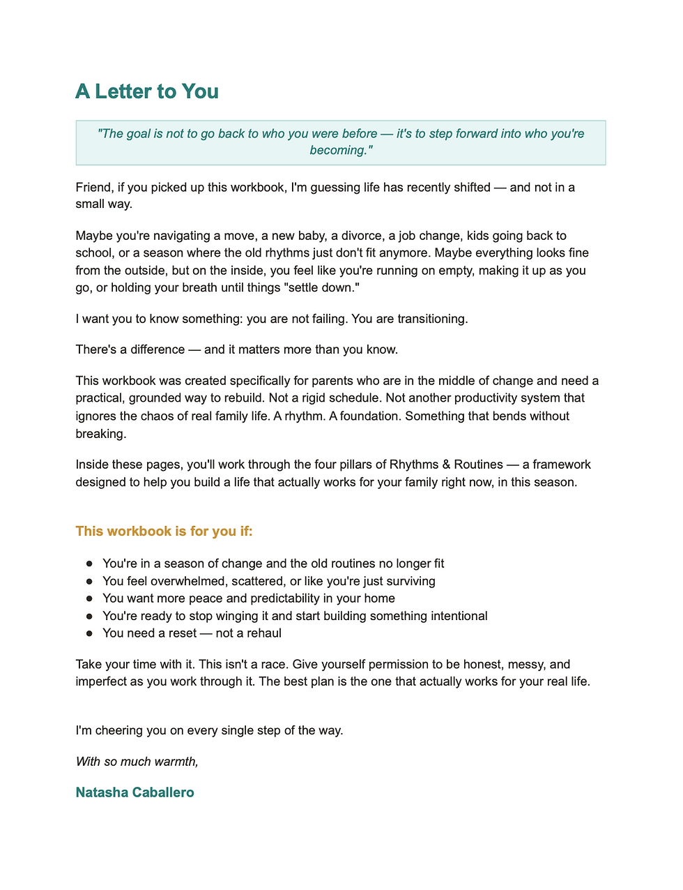 Thumbnail: Rhythms & Routines Workbook