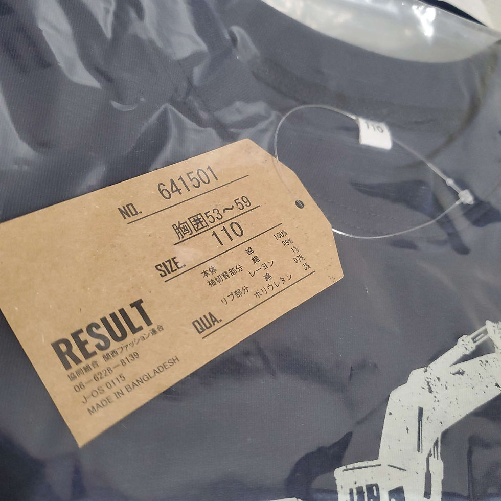 サムネイル： はたらくくるま 641501 ロングTシャツ  ネイビー / イエロー