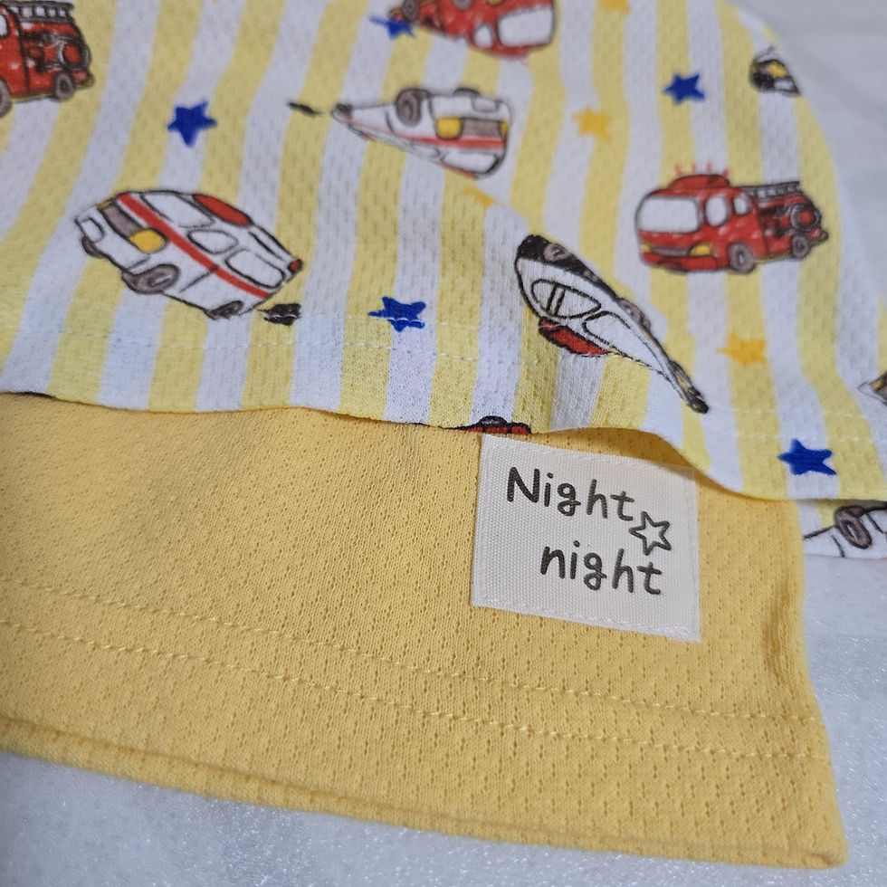 サムネイル： はたらくくるま 半袖腹巻き付きパジャマ 35341500