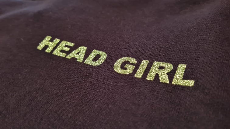 Thumbnail: ALBA Personalised Overhead Glitter Hoodie (Black)