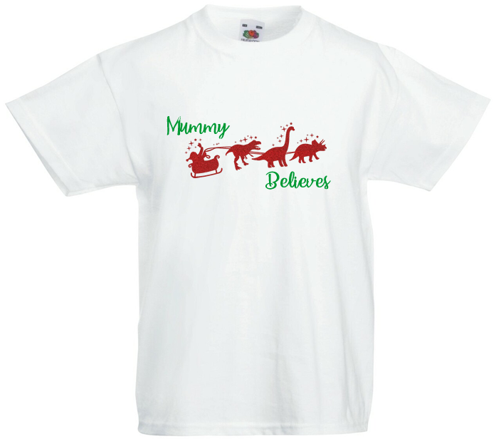 Thumbnail: Dinosaur Believes Family Tshirt