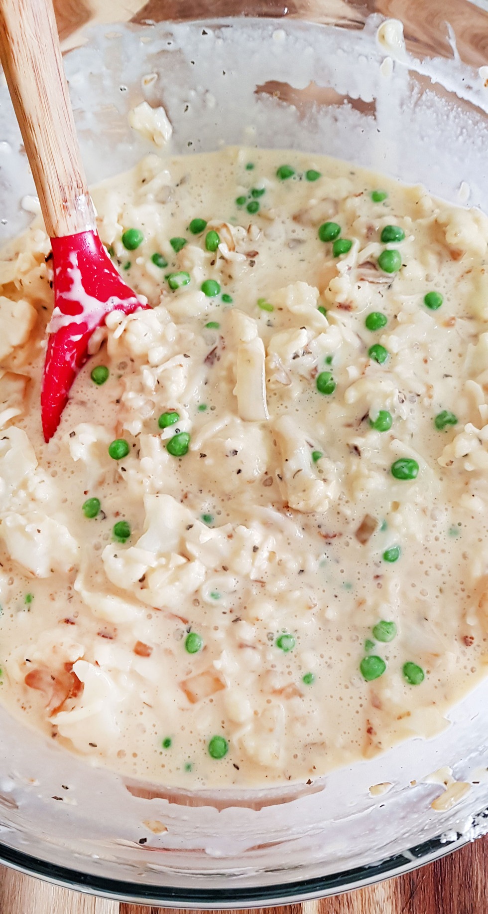 פשטידת כרובית ואפונה