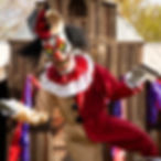Thumbnail: 8 FT Sideshow Balancing Clown Animatronic Decoration