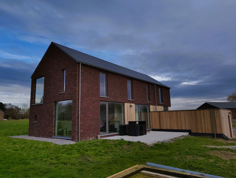 prisme architecture construction neuve Gentinnes (Chastre)