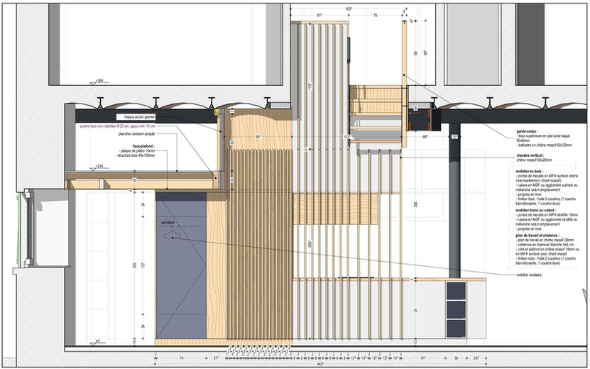 prisme architecture rénovation et extension maison Chastre