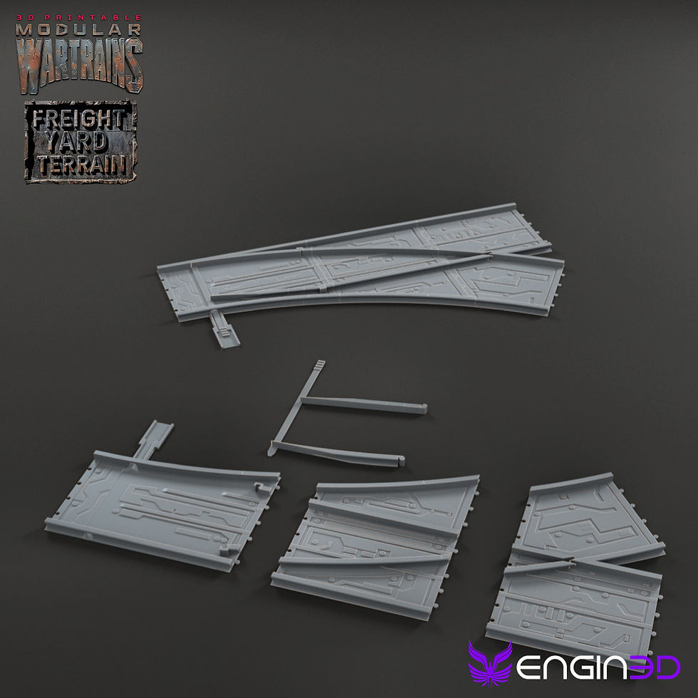 Thumbnail: Switch Track - Freight Yard Terrain - Digital Download