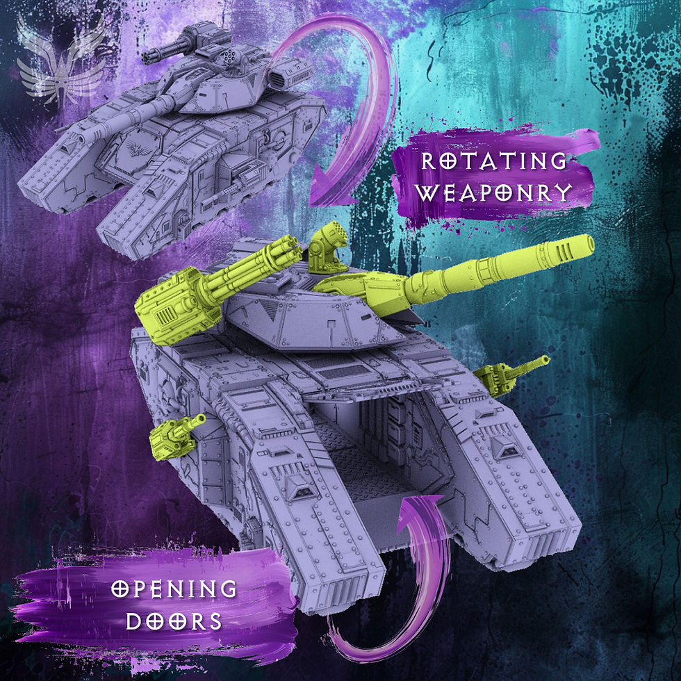 Thumbnail: OXKART Heavy Assault Tank - Digital Download .STLs