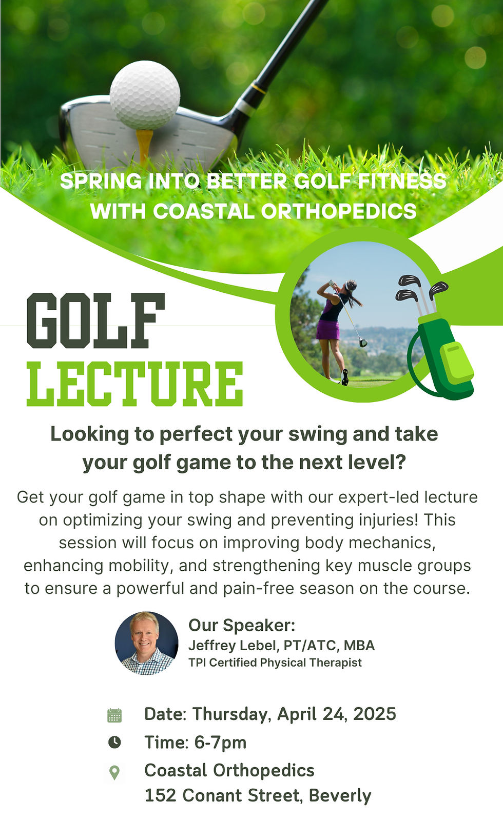 Golf Injury and prevention Lecture