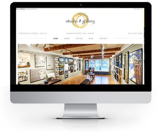 art gallery website design