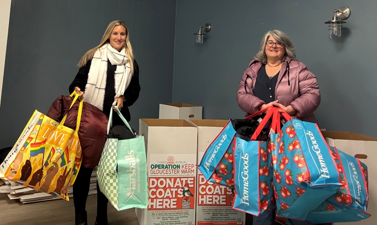 AFCNS Partners with Together Gloucester, Inc. to Support Local Coat Drive