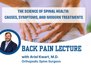 Join Us for the Fall Lecture Series on Spine Health