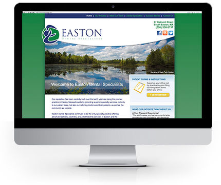 dental practice website design