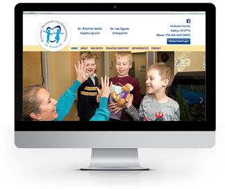 pediatric dentist website design