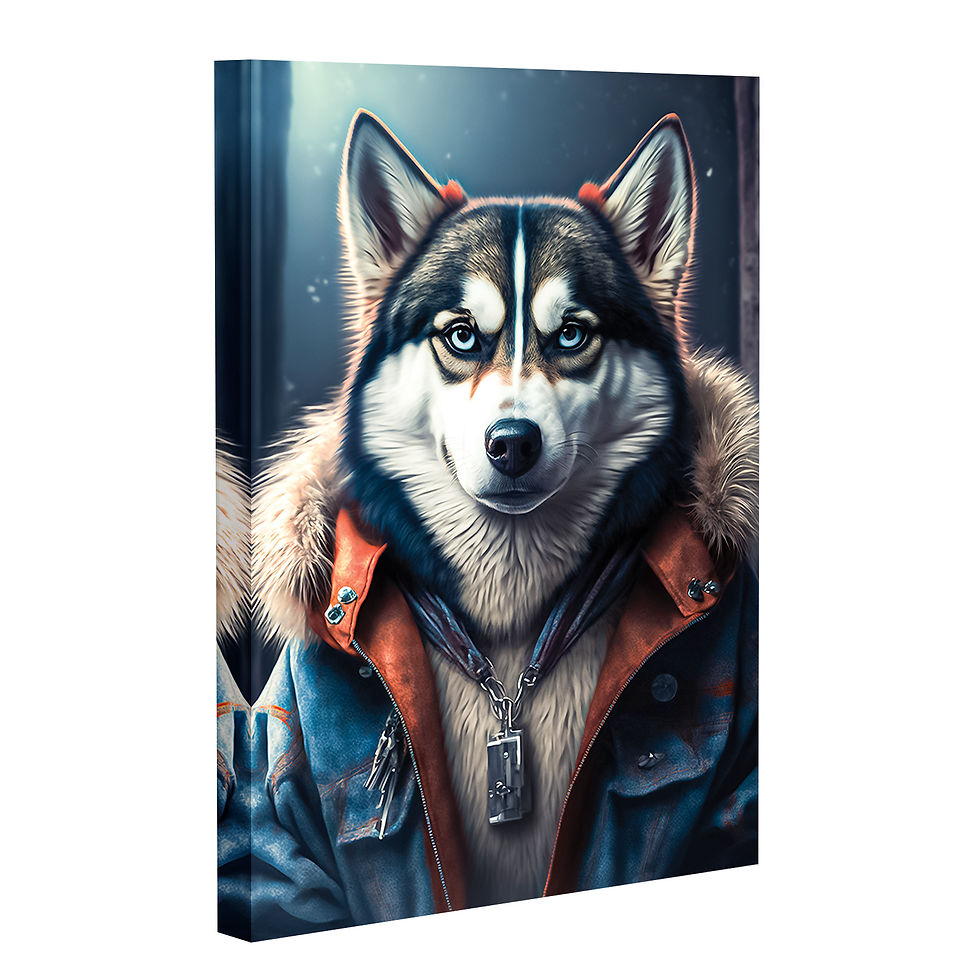Thumbnail: Husky in Hoodie #2