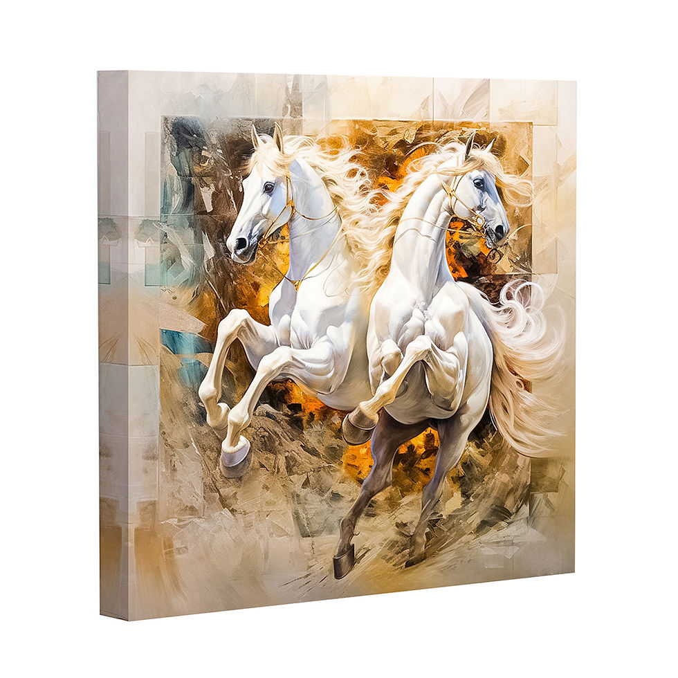 Thumbnail: Two Beautiful Majestic White Horses