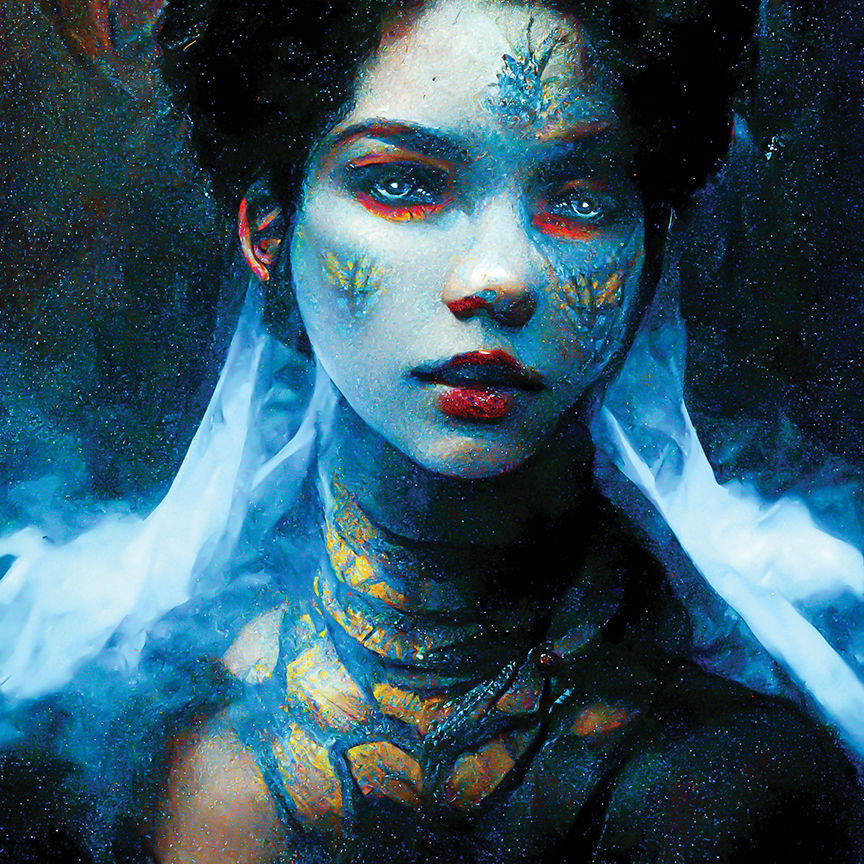 Beautiful Goddess with Gorgeous Makeup