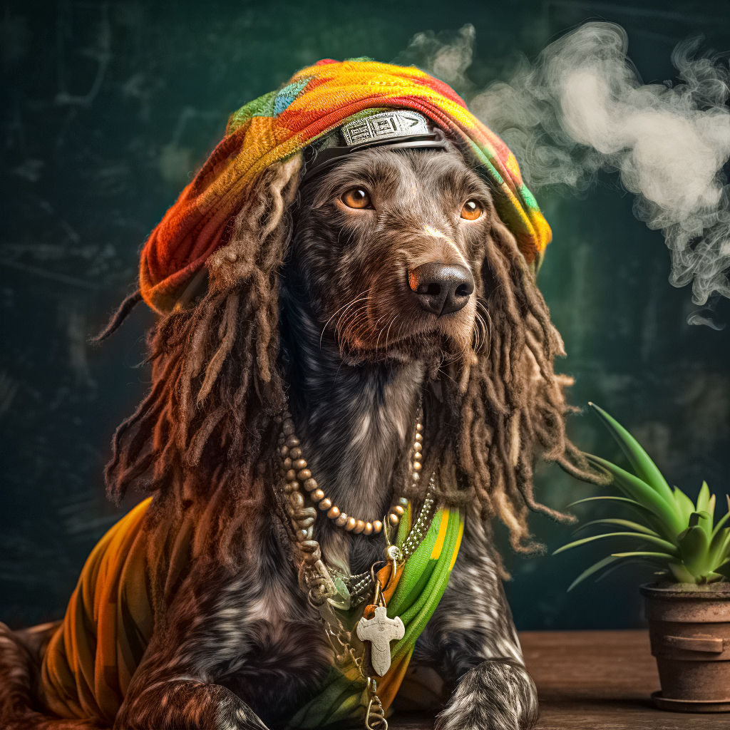 Dog with Dreadlocks #1