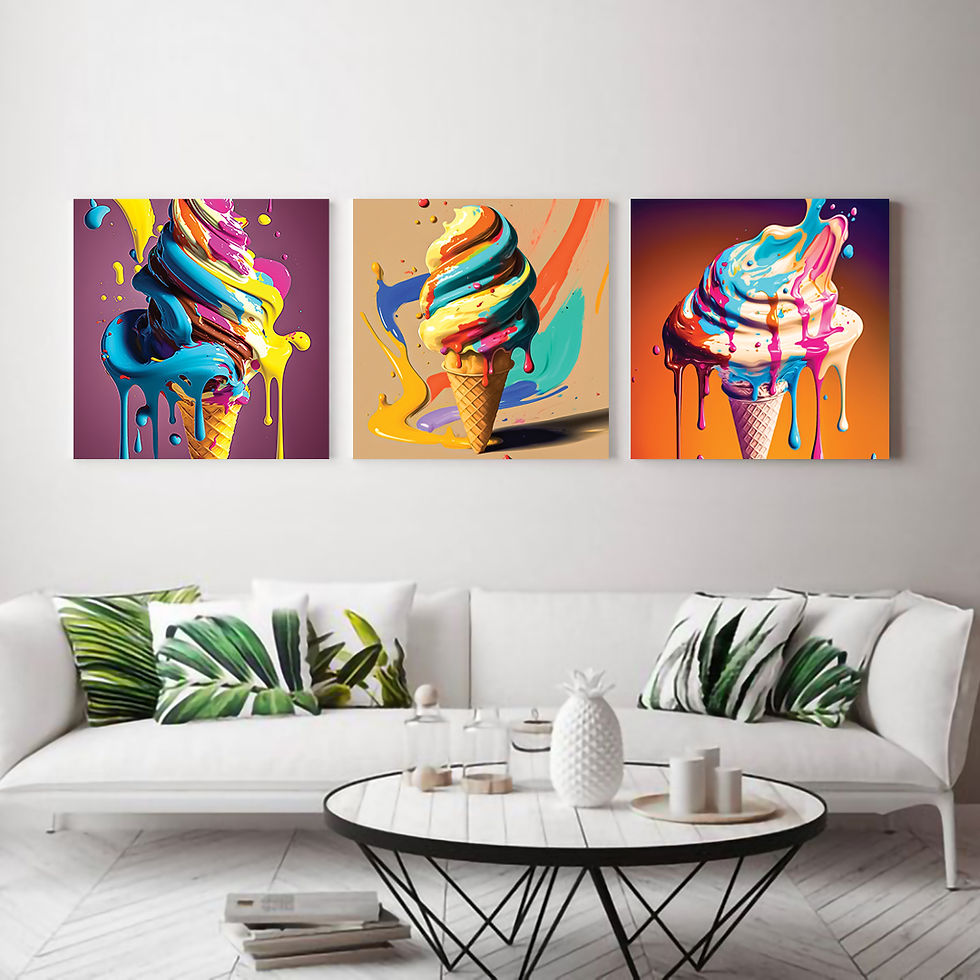 Thumbnail: Abstract Colored Ice Cream #2