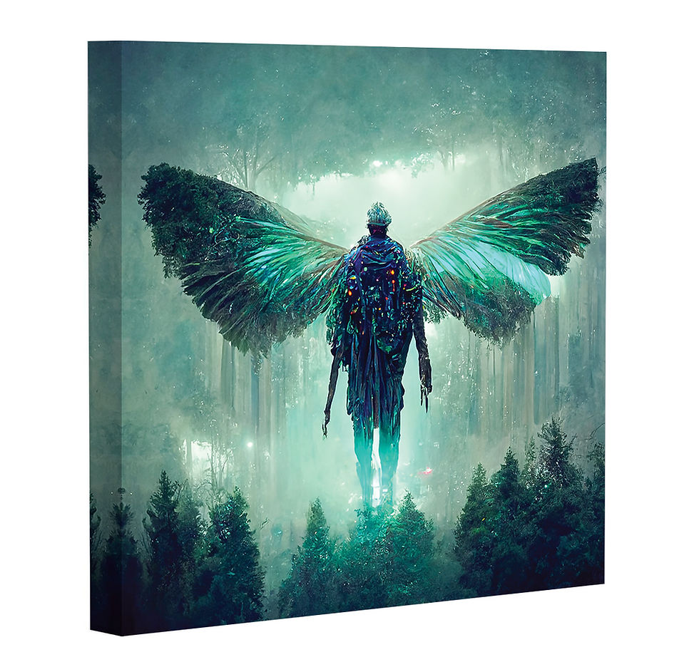 Thumbnail: Man with Magic Wings CyberPunk