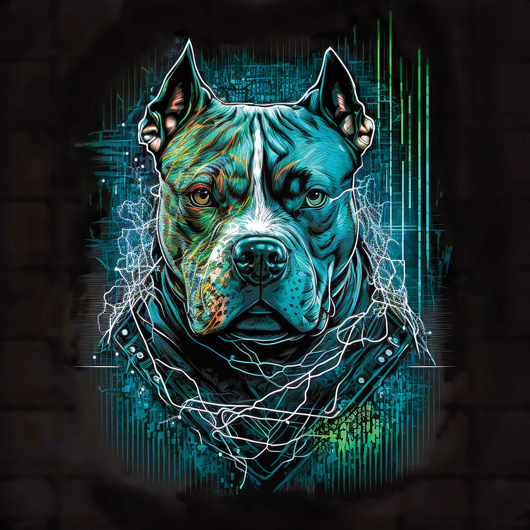 Cyberpunk Pitbull #1