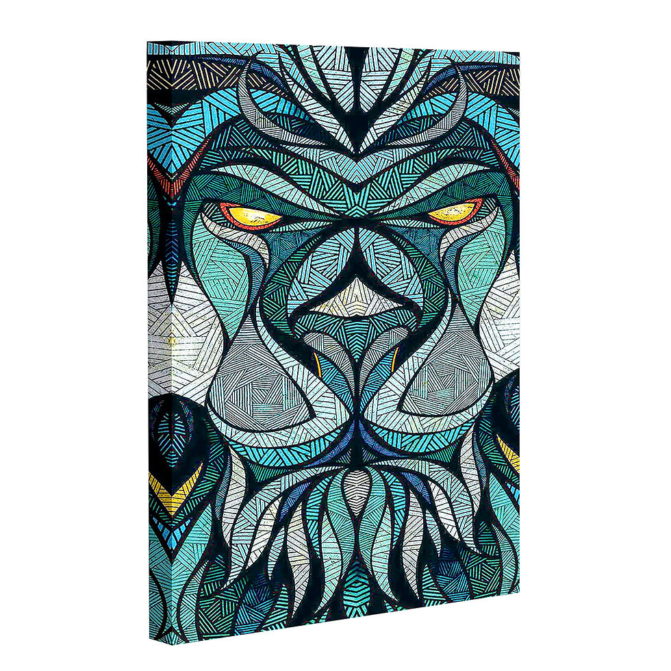 Thumbnail: Geometric Abstract Tribal Lion