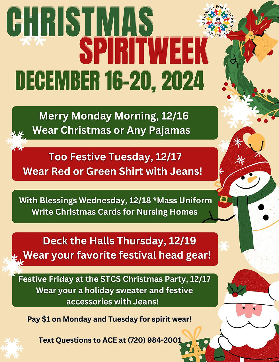 STCS Christmas Spirit Week