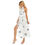 Thumbnail: Signature Logo Print Women's Wrap Hem Belted Dress