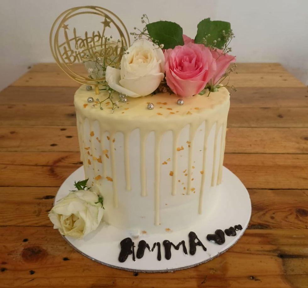 Heightened Floral Cake
