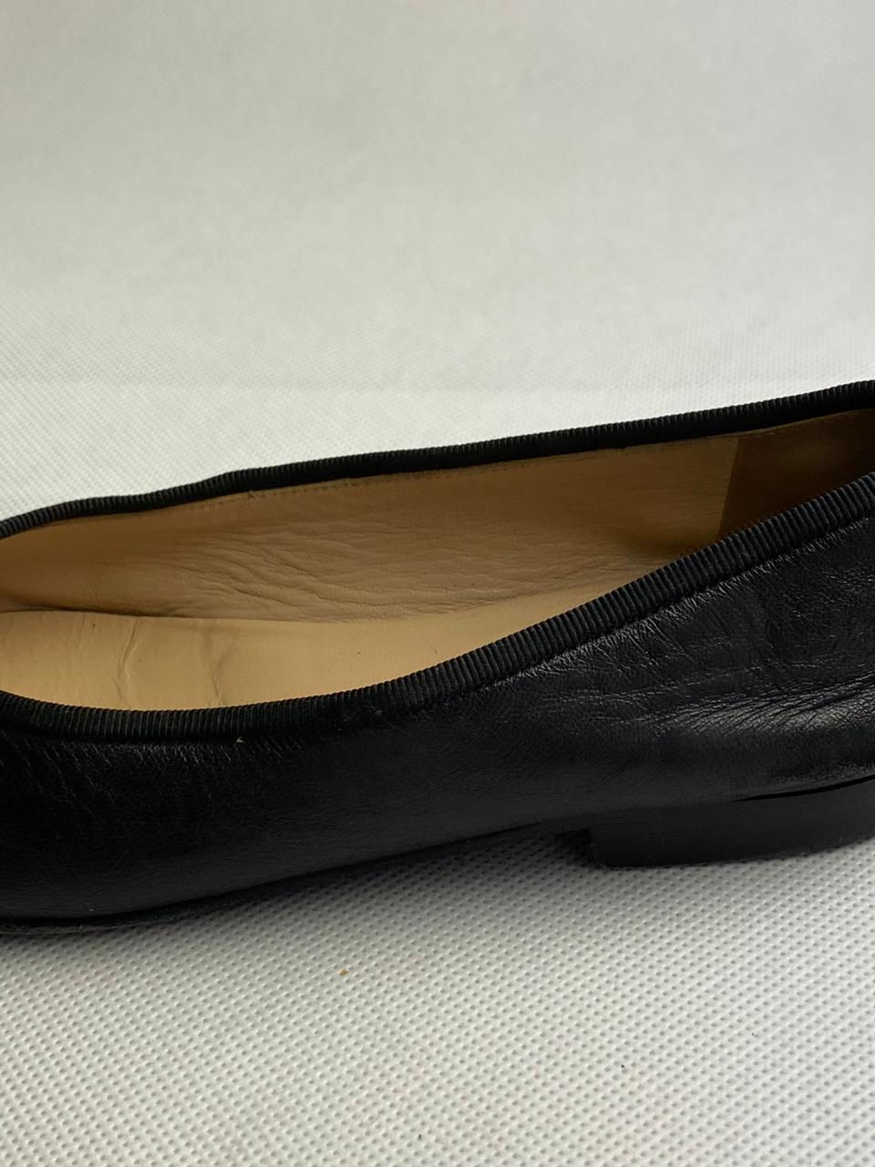 Miniatura: Sapatilha Chanel Couro Preto