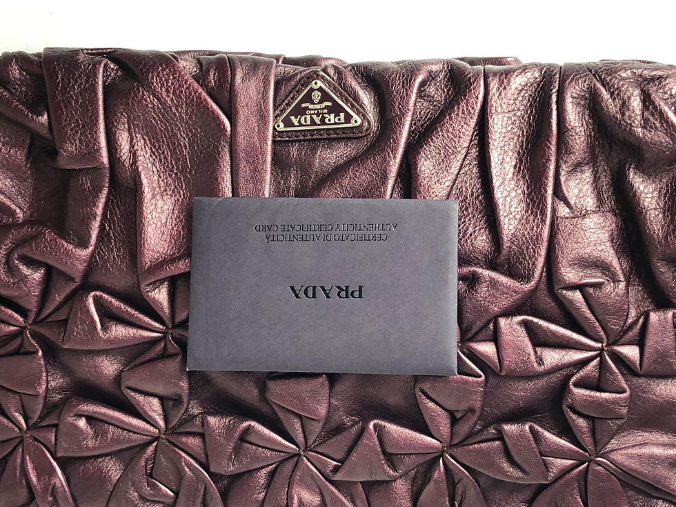 Miniatura: Clutch Prada Nappa Origami Clutch Couto