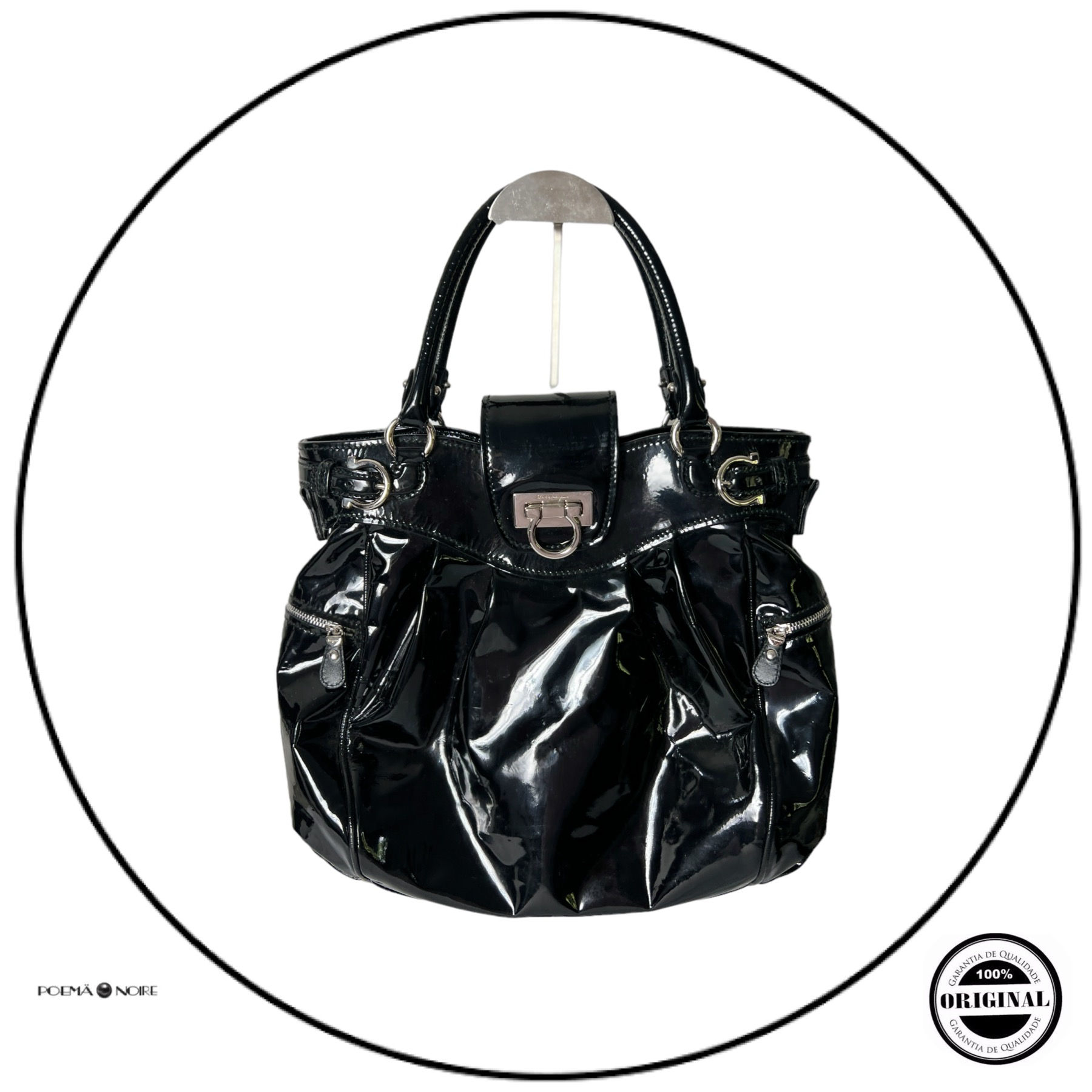 Bolsa Salvatore Ferragamo Marisa Preta Original