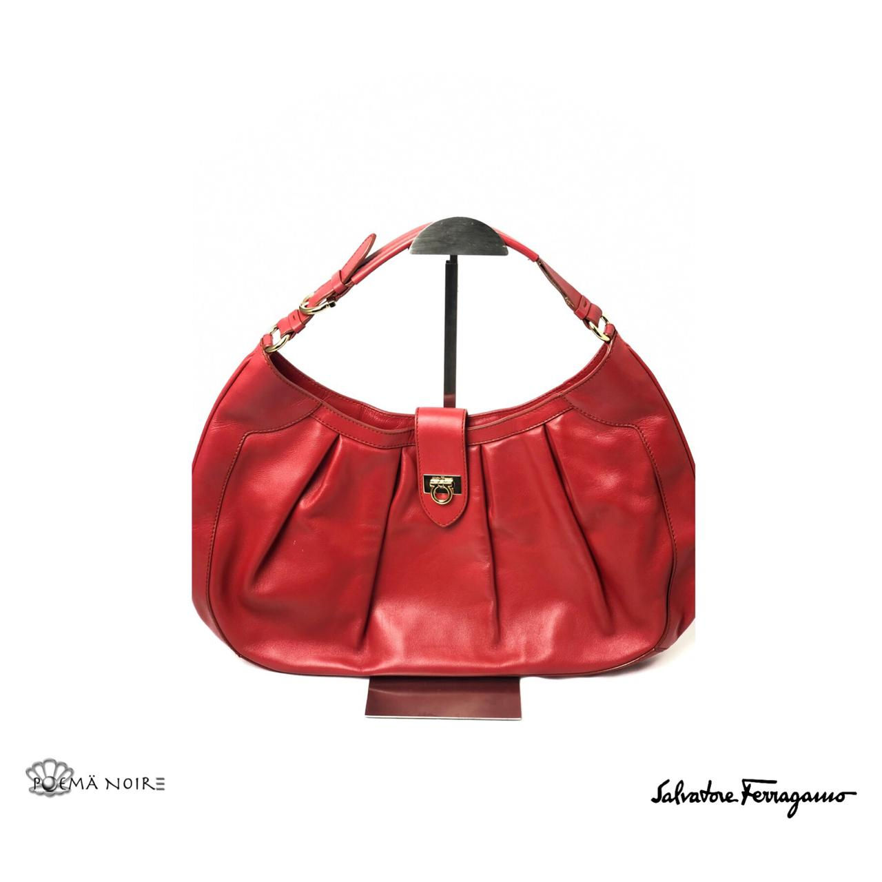 Bolsa Salvatore Ferragamo Couro Vermelho