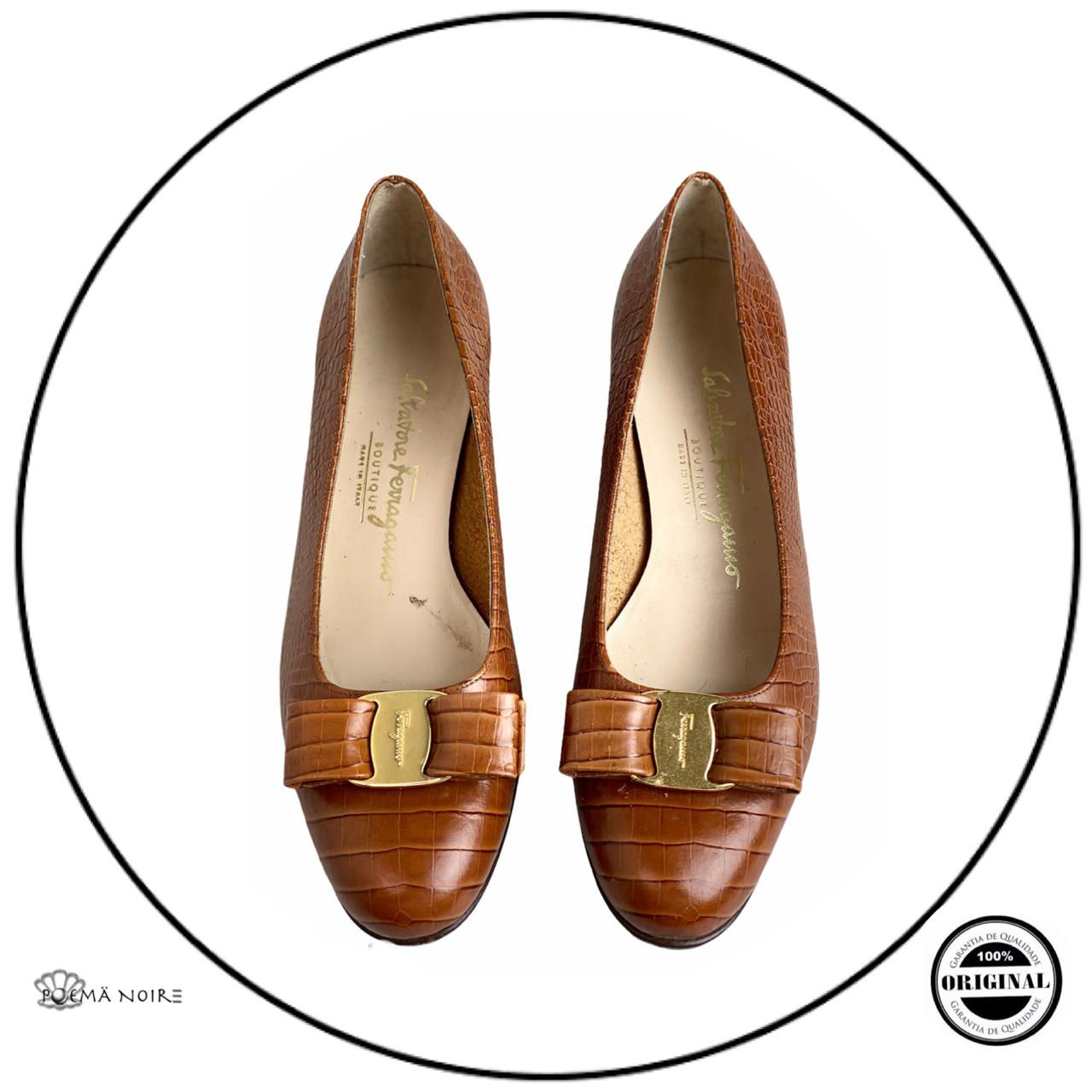 Sapato Salvatore Ferragamo Vara Bow