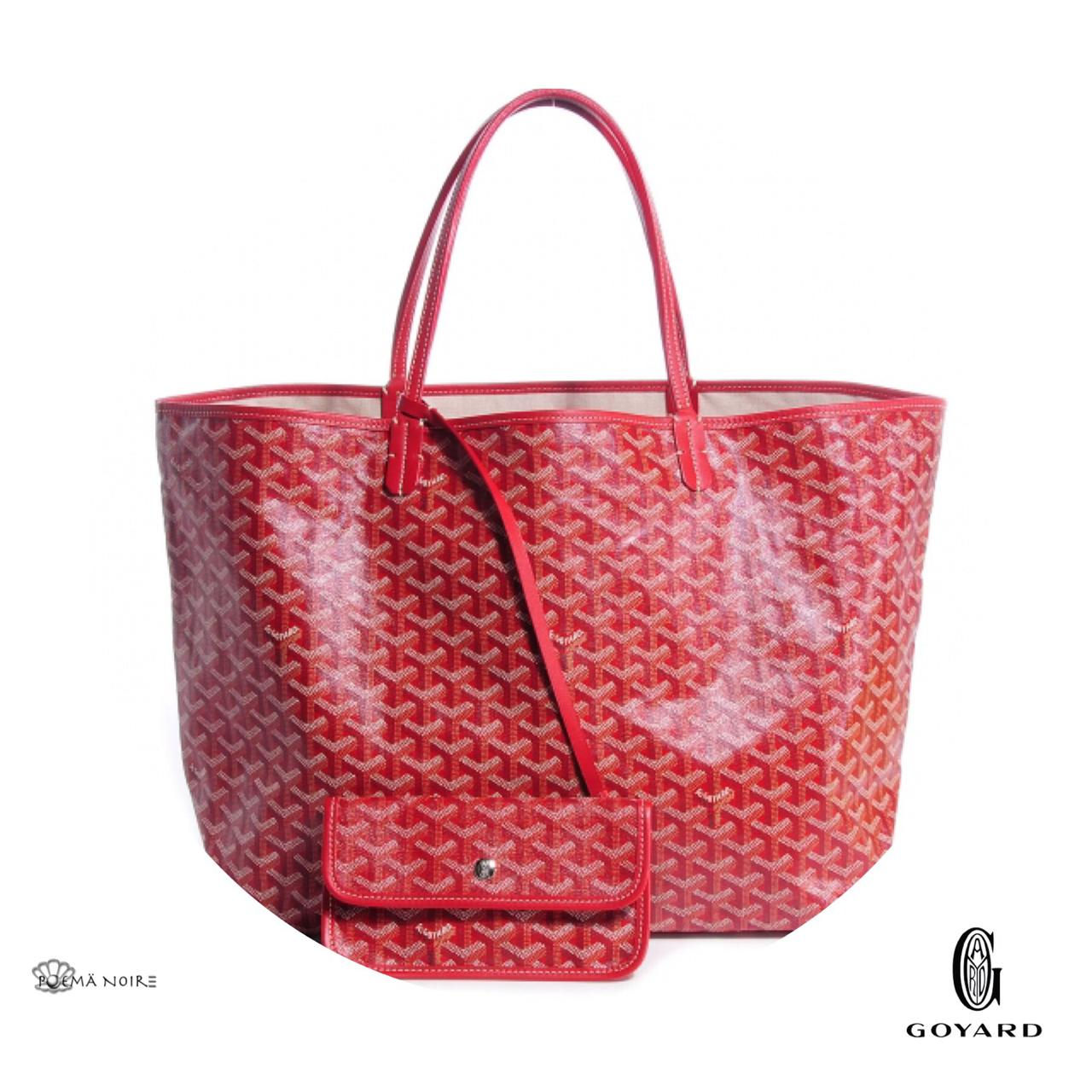 Bolsa Goyard St. Louis média cor vinho