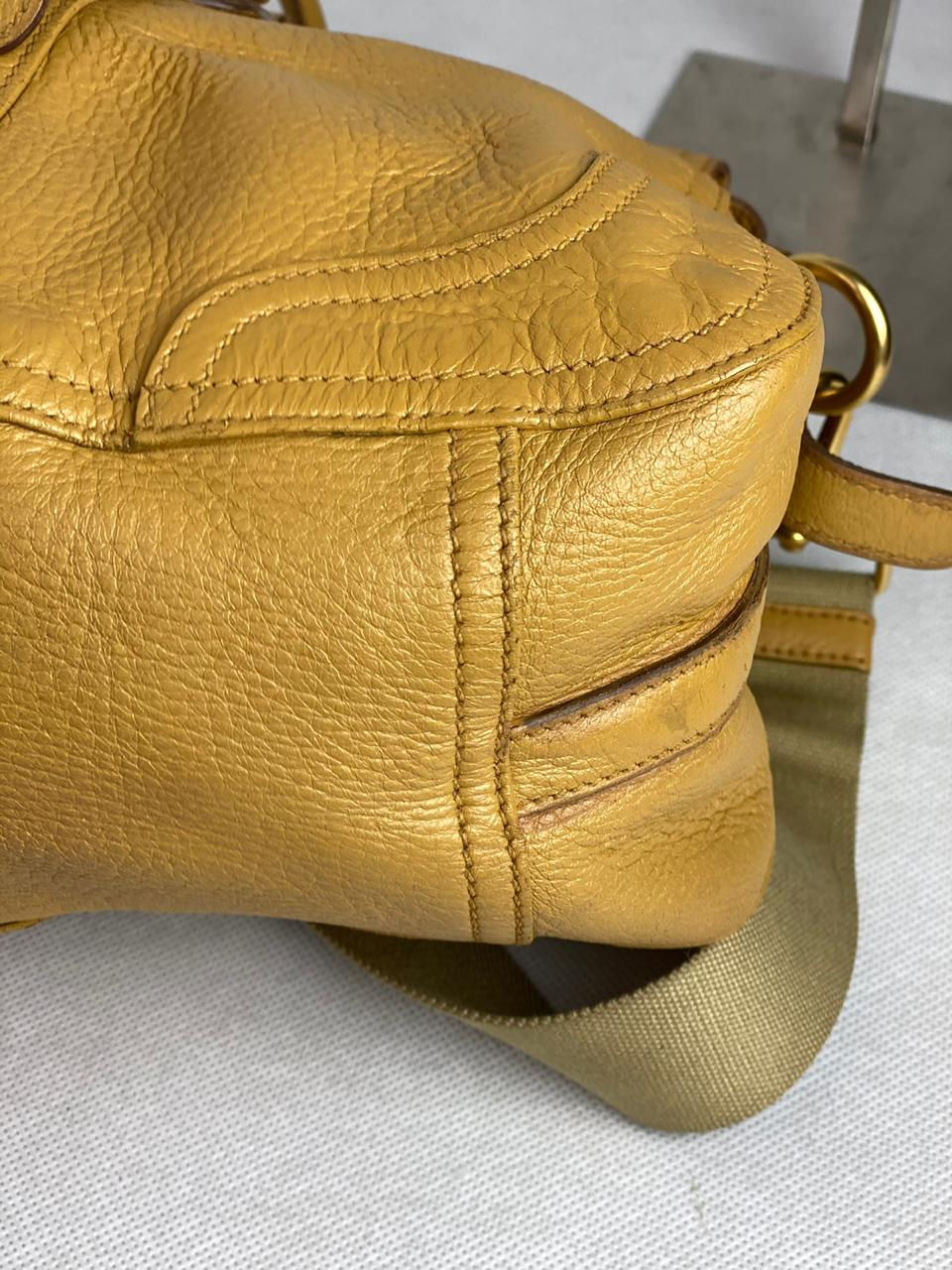 Miniatura: Bolsa Prada Couro Bege