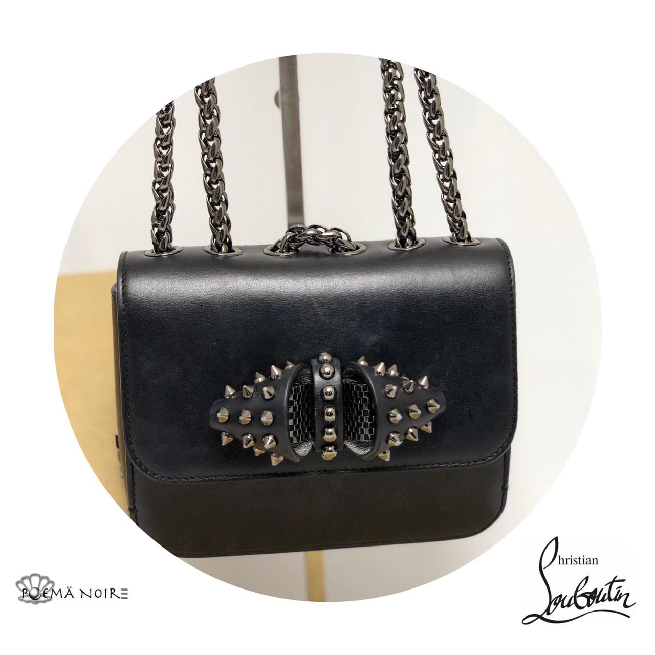 Bolsa Christian Louboutin Sweet Charity Preta