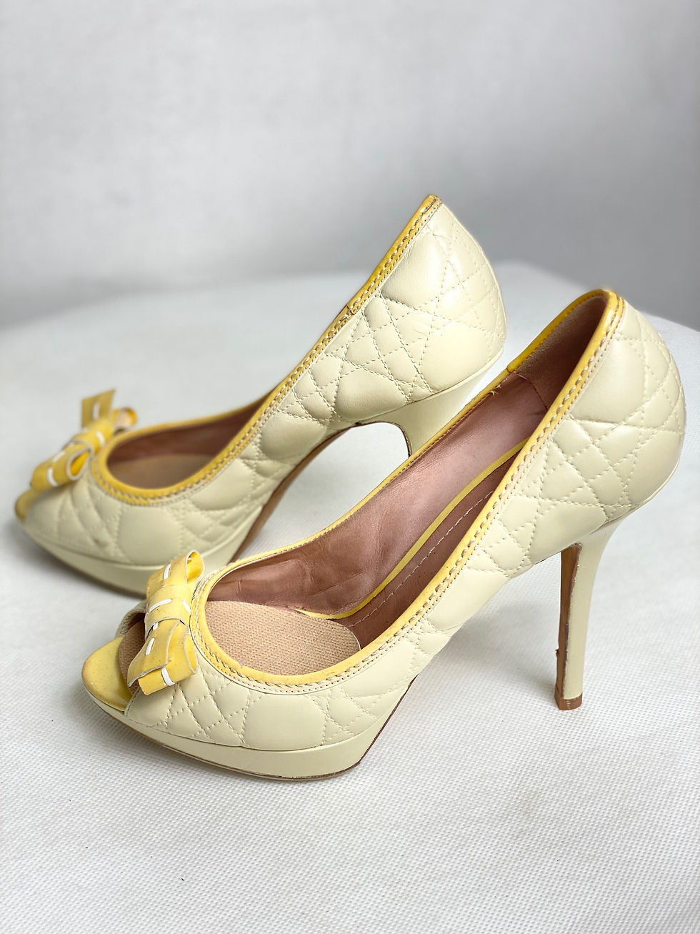 Miniatura: Scarpin peep toe Christian Dior Original