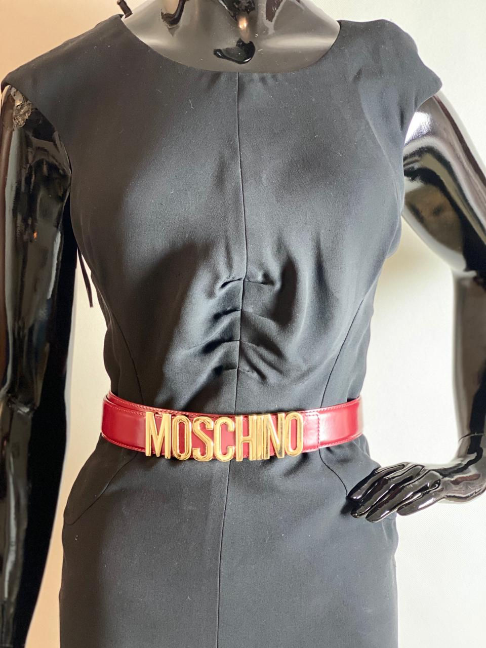 Miniatura: Cinto Moschino Matte Logo
