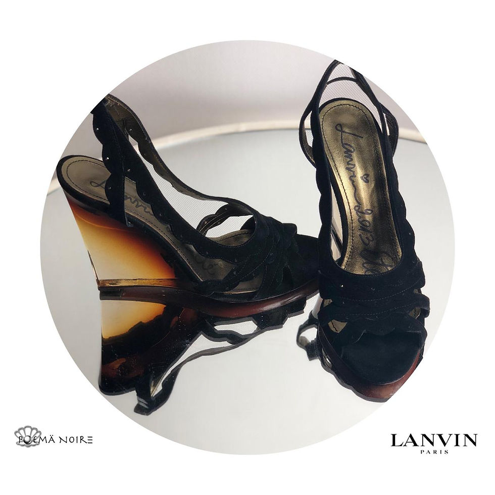 Miniatura: Sandália Lanvin Preta