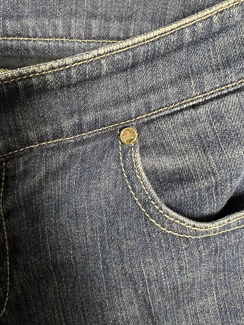 Miniatura: Calça Gucci Flower Skinny Jeans Original