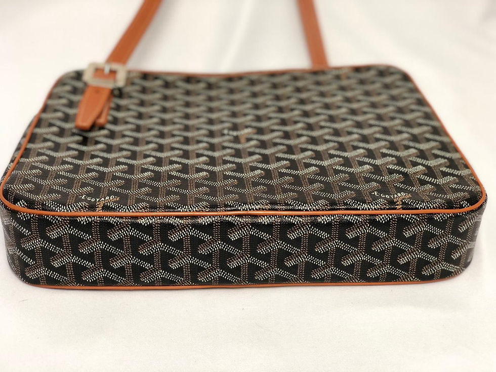 Miniatura: Bolsa Goyard Shoulder Yona média na cor preta e Marrom