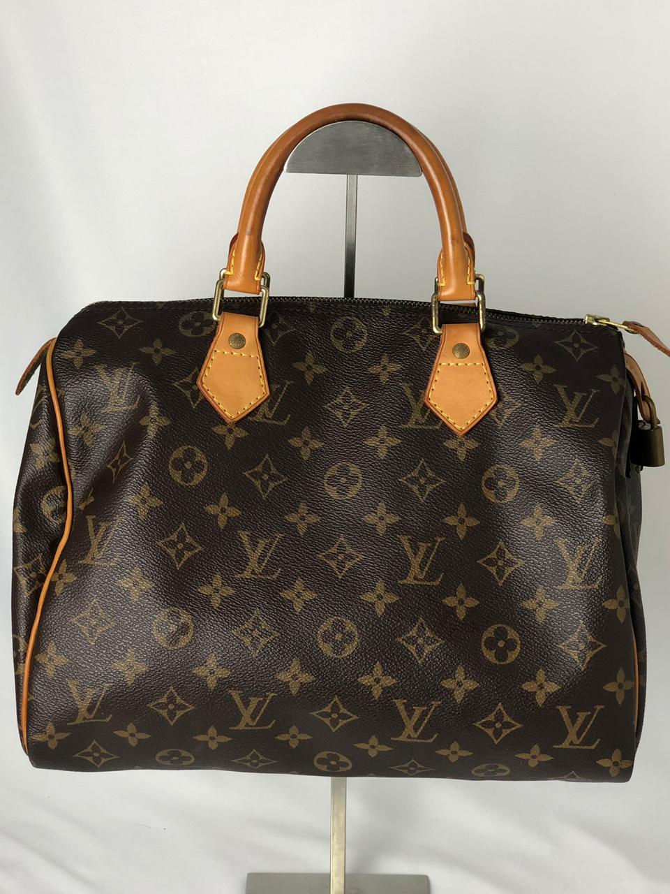 Miniatura: Bolsa Louis Vuitton Speedy 30 Monograma