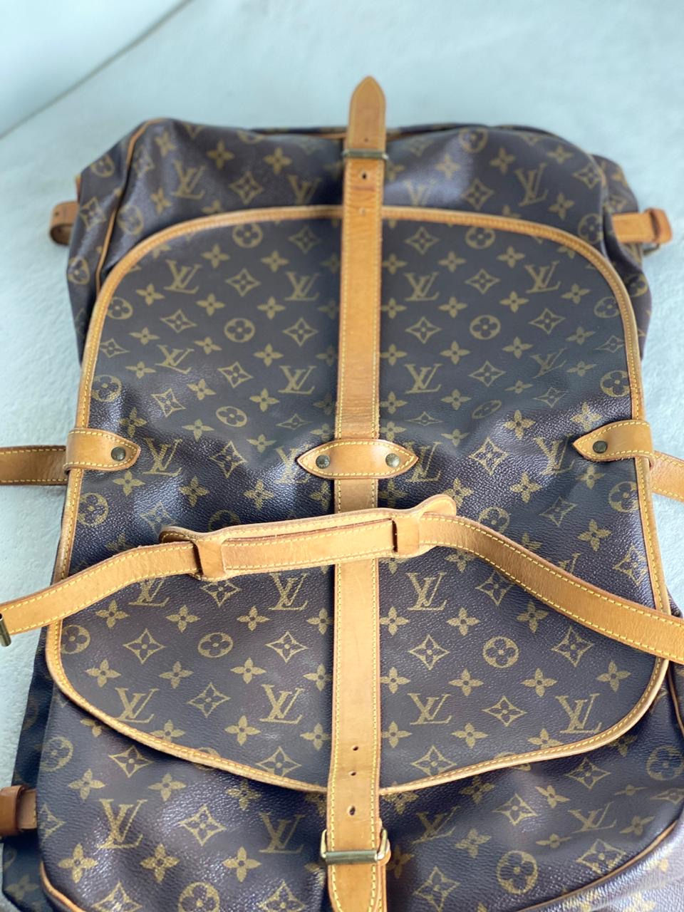 Miniatura: Bolsa Louis Vuitton Saumur GM Monograma